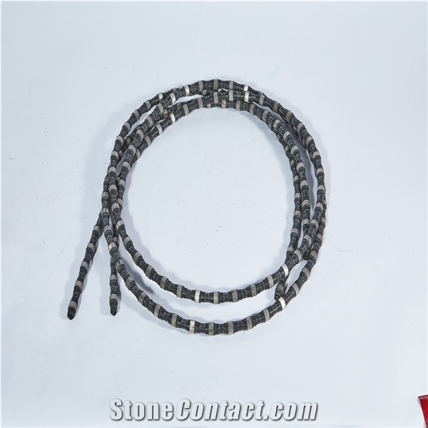 Long Life Diamond Wire Saw for Marble and Granite Profiling