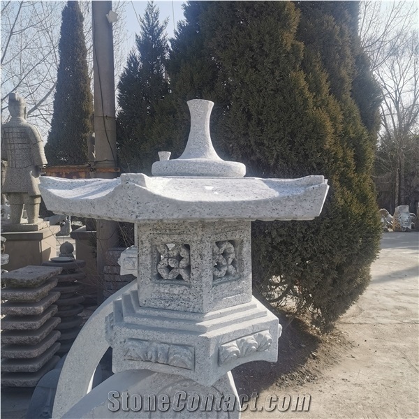 Garden Stone Lantern Cemetery Lantern Granite Lanterns, Japanese Lantern