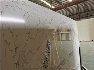 Artificial Calacatta White Marble 5d Factory Direct Sell