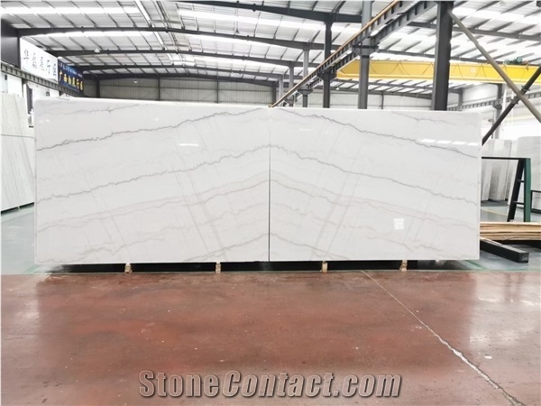 Carla White Marble for Wall Covering