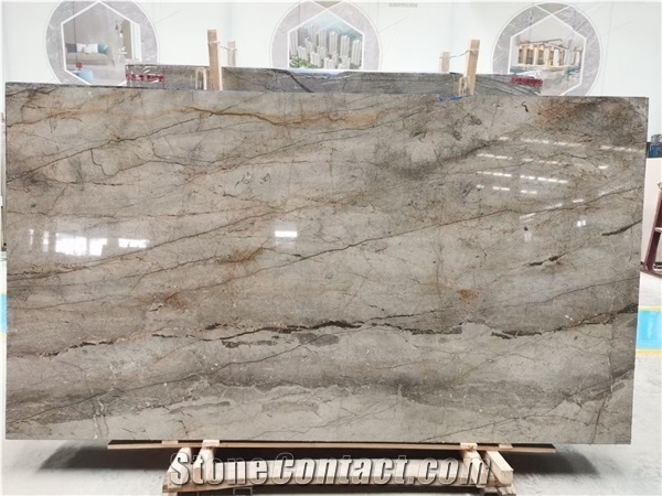 Essential Grey Marble Book Match Slabs