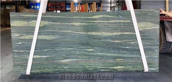 Peacock Green Marble for Walling Tiles