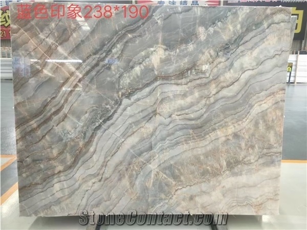River Blue Marble for Wall Tile