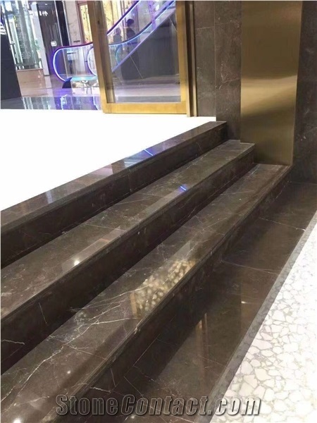 Royal Brown Marble for Stairs