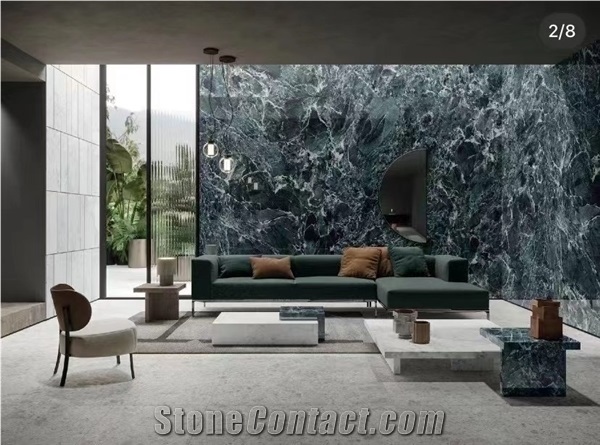 Verde Imperiale Marble for Wall Application