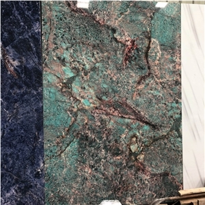 Artificial Amazon Green Marble Stone Interior Decor