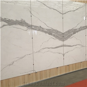 Artificial White Marble Sintered Stone Decoration