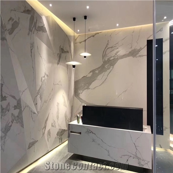 China Good Price Sintered Stone Artificial White Marble