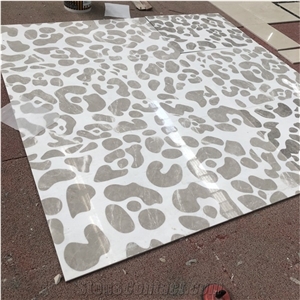 New Design White and Grey Marble Tiles Interior Wall&Floor