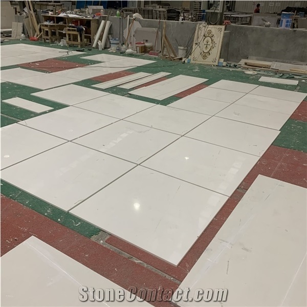 White Marble Tiles for Flooring and Wall Cladding