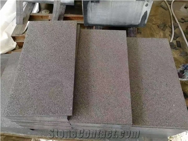 High Quality Chinese G654 Flamed Granite Stone Tiles