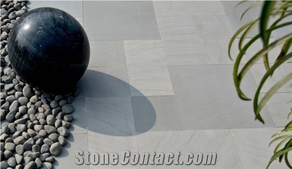 Barga Sandstone Tiles, India Grey Sandstone