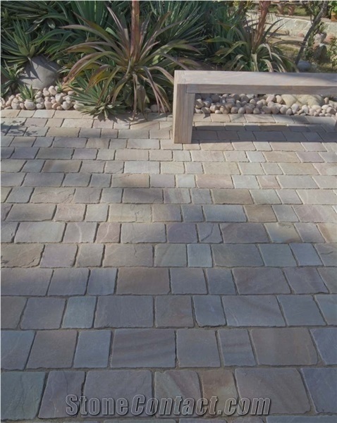 Camel Brown Sandstone Tumbled Cobble Stone