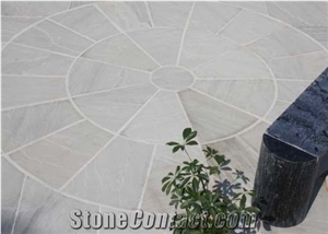 Grey Sandstone Cobblestone, Pavers, Patio Pattern