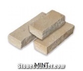 Mint White Sandstone Split Brick Walling Stone