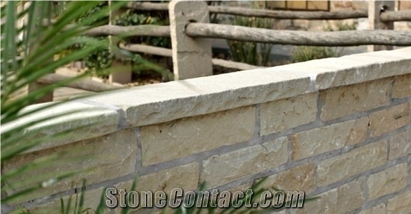 Mint White Sandstone Wall Coping