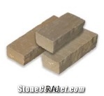 Raj Green Sandstone Split Cut Wall Stone Bricks
