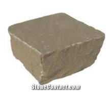 Raj Green Split Sandstone Cobblestone