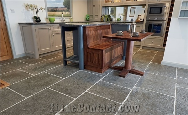 Urbino Grey Limestone Floor Tiles