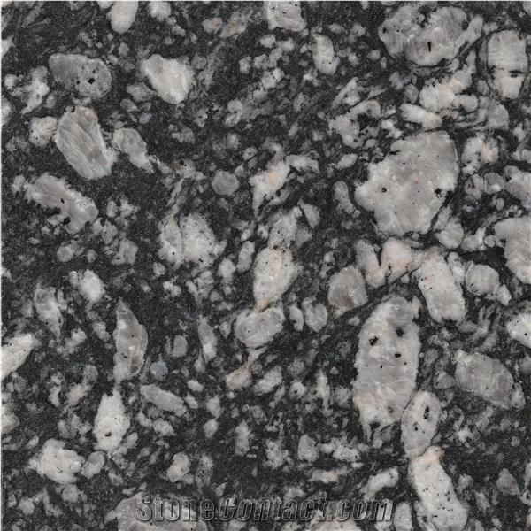 Crystal Black Granite/Negro Granite Slabs