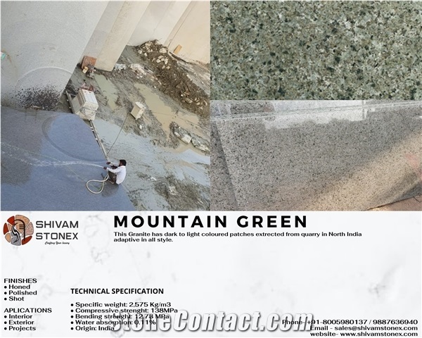 Mountain Green Granite Slabs