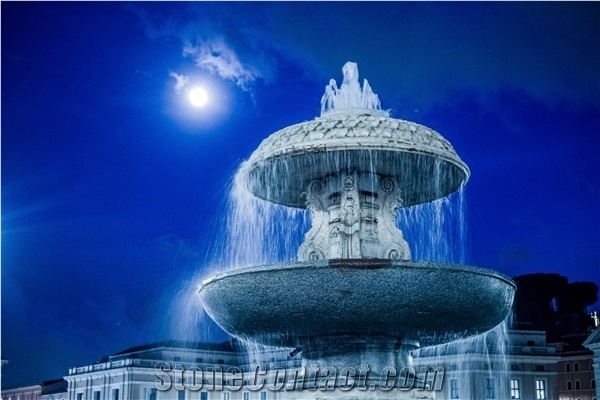 Rajnagar White Marble Garden Fountain