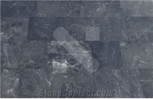 Silver Black Marble Tiles with 30,5 X 1,2cm Polished