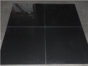 Absolute Black Granite Slabs, Tiles