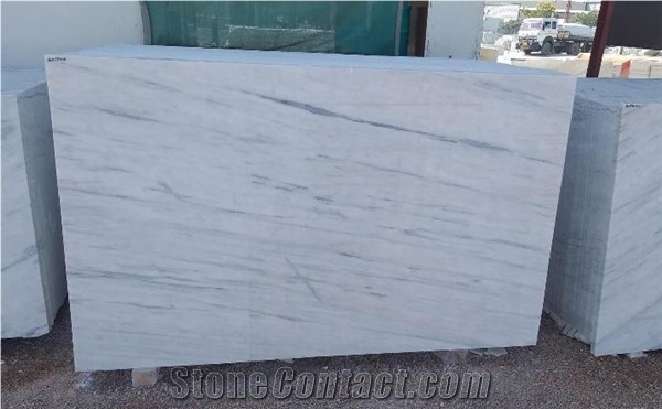 Indian White Carrara Marble Slabs