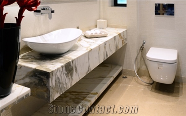 Marble Bathroom Top, Wall and Floor Tiles