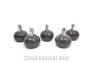 Black Stone Sorong Marble Soap Dispenser