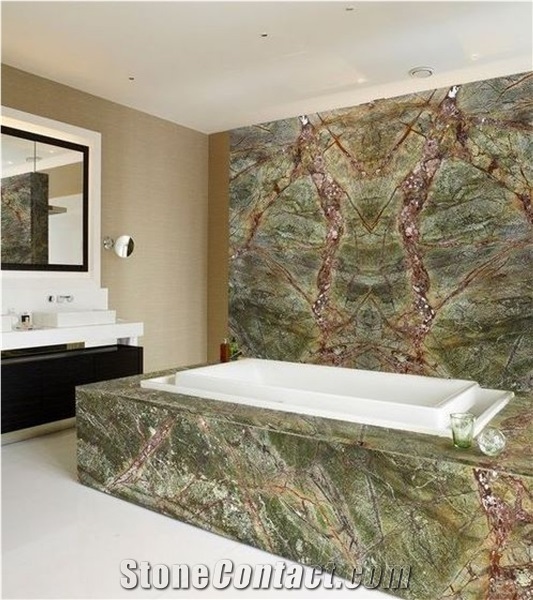 Bidasar Green Marble Tiles H15