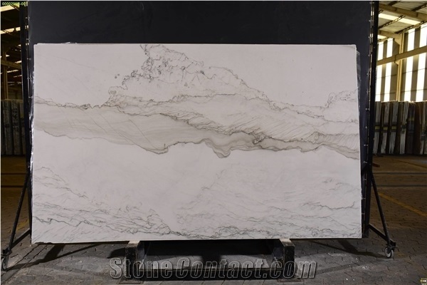 Calacatta Macaubas Quartzite 3cm Slabs, Dakar Quartzite