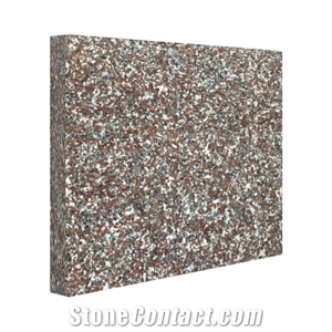 Crystal Granite Red Gia Lai Granite Flamed Slabs,Tiles