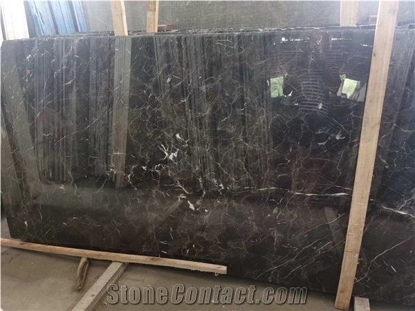 China Brown Marble Slabs & Special Mouldings