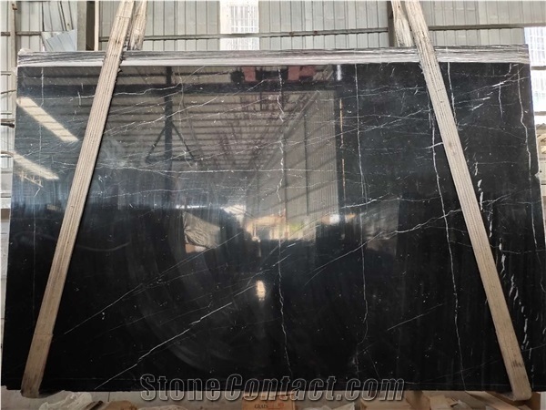 Nero Marquina Marble Slabs & Tiles from China