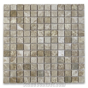 Beige Marble 2x4 Grand Brick Subway Mosaic Tiles