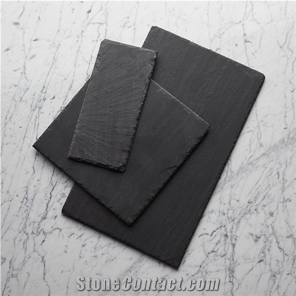Black Slate Wall & Floor Tiles