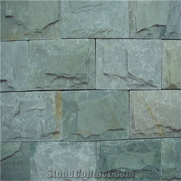 Green Slate Wall Cladding Tiles