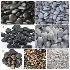 High Polish Of Mixed Pebble Stone