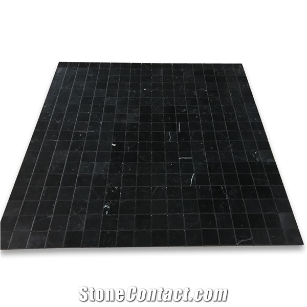 Popular Black Marble Square Mosaic Tiles