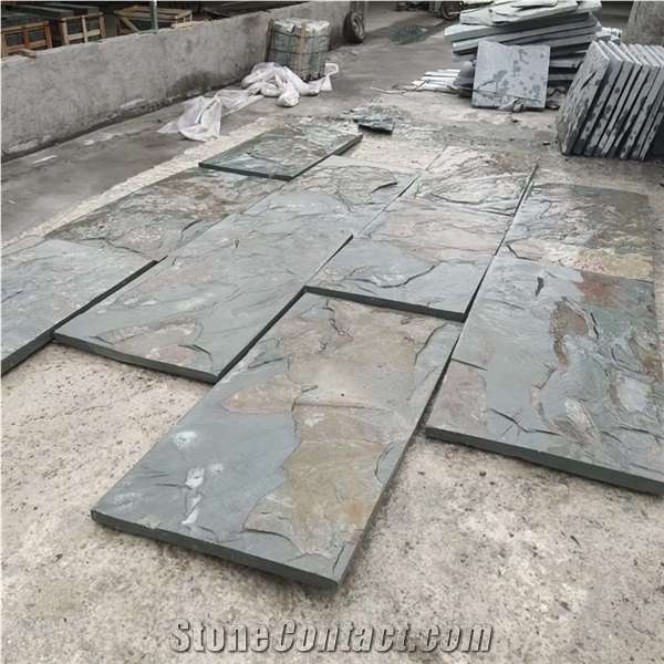 Rusty Green Slate Walling Cladding Tiles