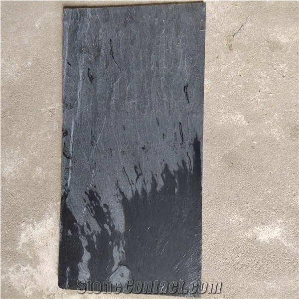 Top Black Slate Tiles Floors Of Stone