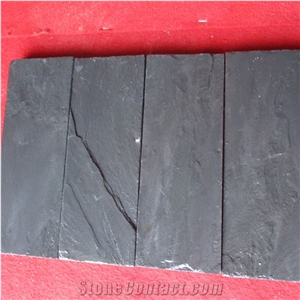 Chinese Natural Split Black Slate Pavers