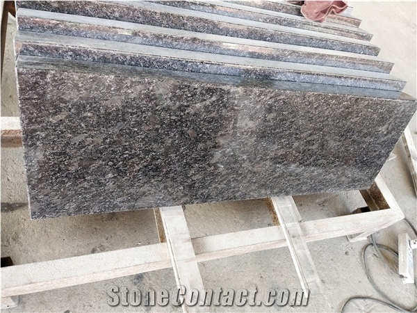Steel Grey Granite Floor Wall Slab Tiles
