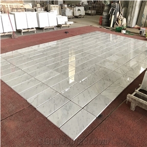 New Carrara White Chinese Carrara White Marble Tiles