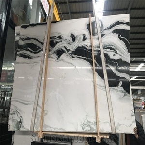 Panda White Marble Slabs