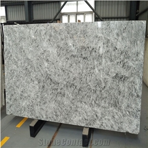 Snow White Flower Marble/ Ice Grey