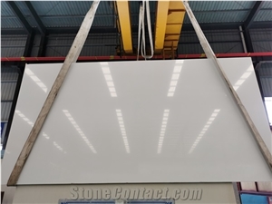 China White Color Artificial Marble Stone Slabs Wholesaler