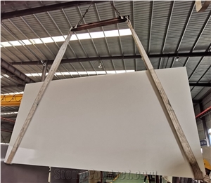 Pure White Artificial Stone Marble Slabs Factory
